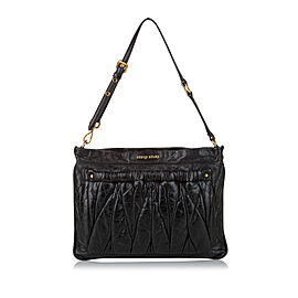 Miu Miu Matelasse Leather Shoulder Bag