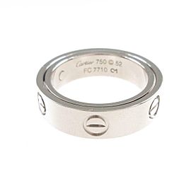 Cartier 18K white Gold Mini Love Ring LXGYMK-225