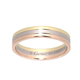 Cartier 18K White yellow pink Gold Vendome Ring