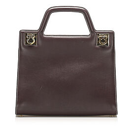 Ferragamo Gancini Leather Handbag