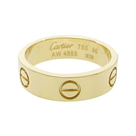 Cartier 18K Yellow Gold Love Ring Size 7.5