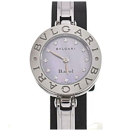 BVLGARI B.zero1 12.M 12P diamond SS Quartz Watch LXGJHW-422