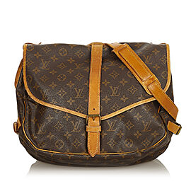 Louis Vuitton Monogram Saumur 35