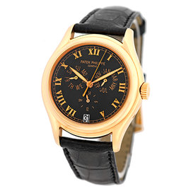 Patek Philippe Gent's 18K Rose Gold Ref# 5035 R "Annual Calendar" Strapwatch