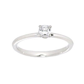 TIFFANY Co.950 Platinum True Diamond 0.20ct F/VS1 US:4 Ring SKYJN-581