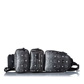 MCM Visetos Triple Sling Backpack