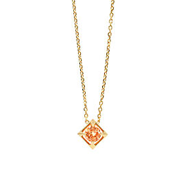 TASAKI 18K Yellow Gold Garnet Necklace G0079