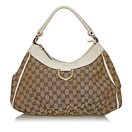 Gucci GG Canvas Abbey D-Ring Shoulder Bag