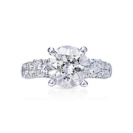 Aviana Carat Round Brilliant Cut Diamond Engagement Ring in 18kt White Gold