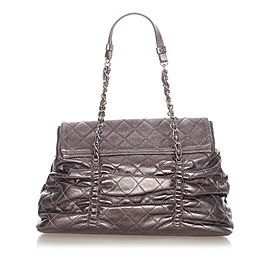 CC Timeless Lambskin Leather Shoulder Bag