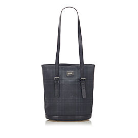 Burberry Tonal Check Tote Bag