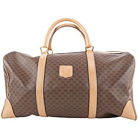 Celine Brown Monogram Macadam Boston Duffle Bag 340cel224