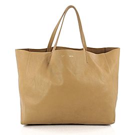 Céline Beige Leather Horizontal Cabas Tote 857425