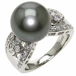 TASAKI 950 Platinum Pearl Ring LXGQJ-422