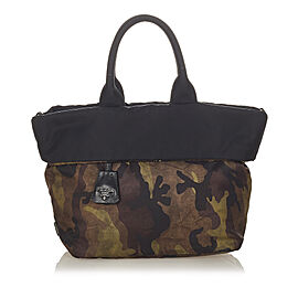 Prada Reversible Tessuto Camouflage Satchel