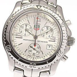 TAG HEUER Link Stainless Steel/SS Quartz Watch Skyclr