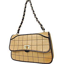 Chanel 2.55 Reissue Quilted Chocolate Bar Chain Flap 872403 Beige Leather Shoulder Bag