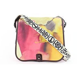 Chanel Limited Edition Graffiti Flower Power Messenger Crossbody Bag 305ca514