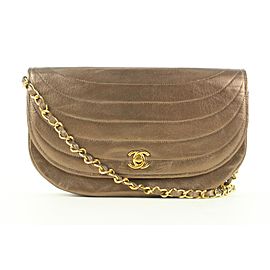 Chanel Bronze Quilted Moon Flap Chain Bag70cas423