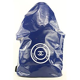 Chanel Blue Waterproof CC Sports Jumbo Backpack 118ccs23