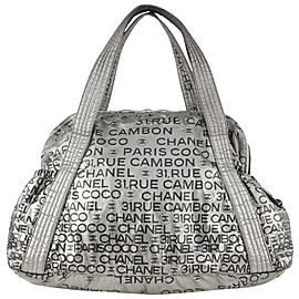 Chanel Rue Cambon 32 Silver Hobo Shoulder Bag 1118c28