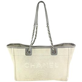 Chanel Grey x Greige x Beige Deauville Chain Tote Bag 108c56