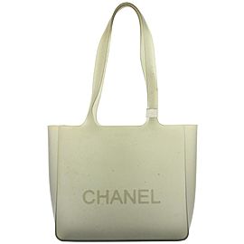 Chanel Translucent Rubber Black/Grey Rubber Tote Bag 32cas422