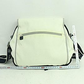 Chanel Messenger Cc Sports Logo 871236 White Nylon Cross Body Bag