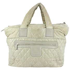 Chanel Grey Quilted Nylon Cocoon Tote Bag 1115c8