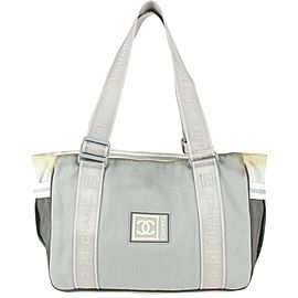 Chanel Grey CC Sports Logo Tote Bag 1115c28