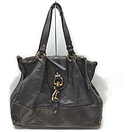 Chloé Dark Brown Leather Kerala Shoulder Bag 862271