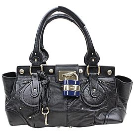 Chloé Black Leather Paddington 859214