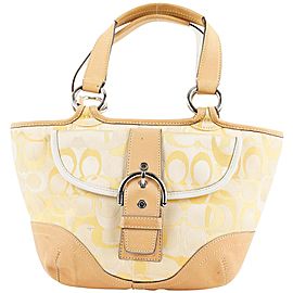 Coach Yellow Monogram Logo Small Soho Tote Bag 385coa226