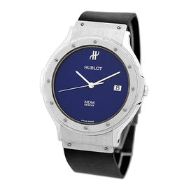 Hublot "Classique MDM" Stainless Steel & Rubber Quartz 36mm Mens Watch