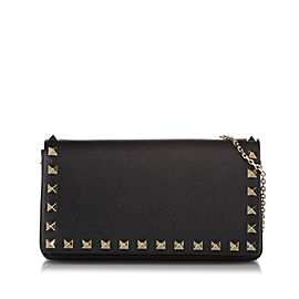 Rockstud Leather Crossbody Bag