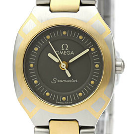 OMEGA Seamaster Polaris 18K Gold Steel Quartz Watch 796.1022 LXGoodsLE-289