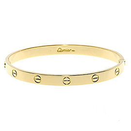 Cartier 18K Yellow Gold Love Bracelet 19