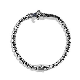 David Yurman Waves Dagger Bracelet with Black Diamonds