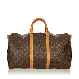 Louis Vuitton Monogram Keepall Bandouliere 50