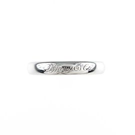 TIFFANY & Co 950 Platinum Notes Ring LXGYMK-881