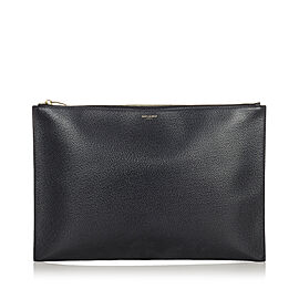 Saint Laurent Leather Clutch Bag