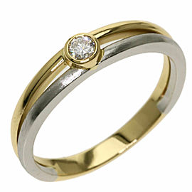 TASAKI 18K Yellow Gold 900 Platinum Ring US