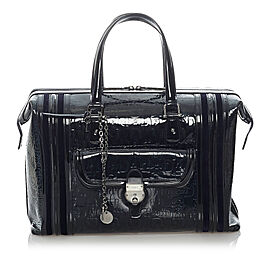 Gucci Horsebit Runway Patent Leather Handbag