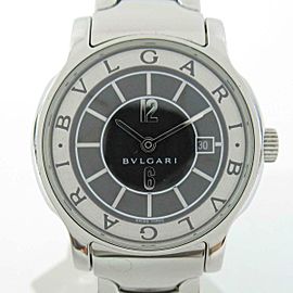 BVLGARI Stainless steel/Stainless steel Solo tempo Wrist watch RCB-39