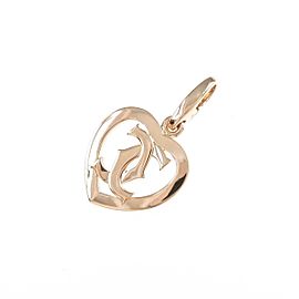 Cartier 18K Pink Gold C Heart Pendant LXGYMK-541