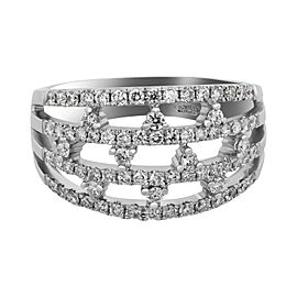 Piero Milano 18K White Gold Diamond Ring