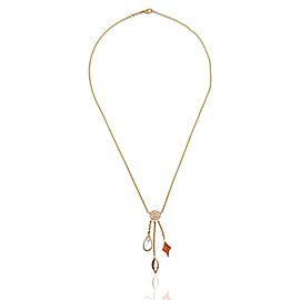 Kabana 14K Yellow Gold Diamond Multi Gemstone Necklace