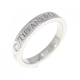 Tiffany & Co 950 Platinum Flat 3P US 3 Ring E0701