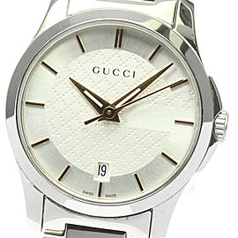 GUCCI G timeless Stainless Steel/SS Quartz Watch Skyclr-1526