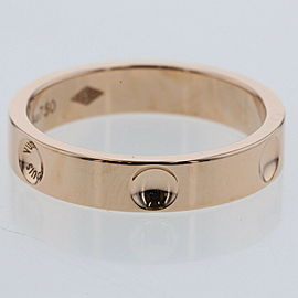 LOUIS VUITTON 18k Pink Gold Alliance Empreinte Ring LXGBKT-873